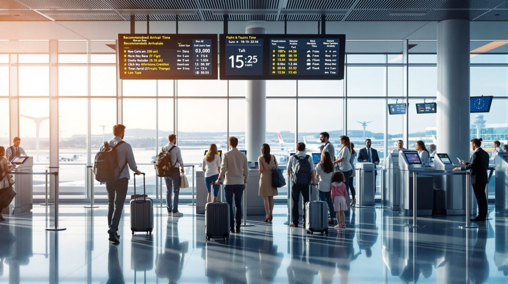 aéroport combien de temps avant