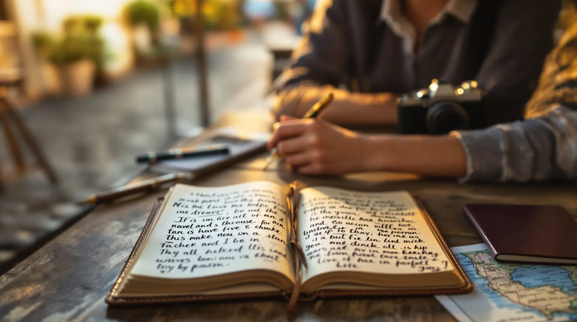 carnet de voyage en cuir