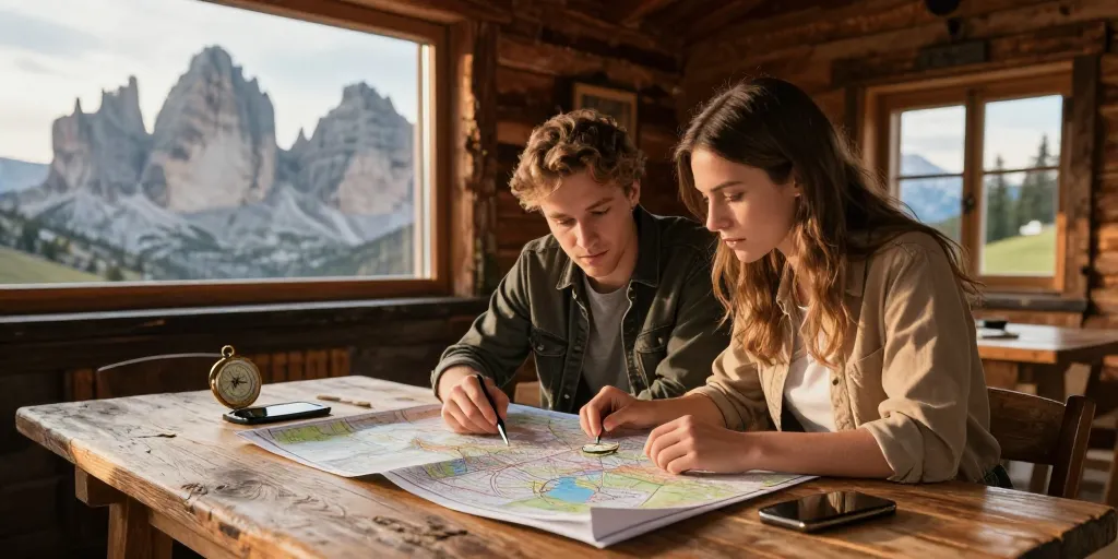 carte italie du nord dolomites