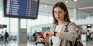 combien de temps avant vol international