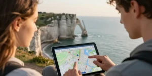falaise d'etretat maps
